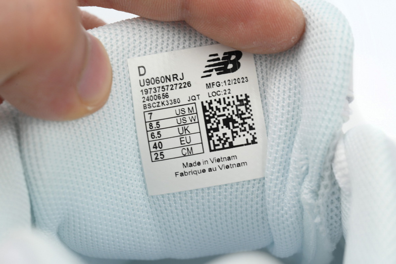 New Balance 9060 'Triple White'