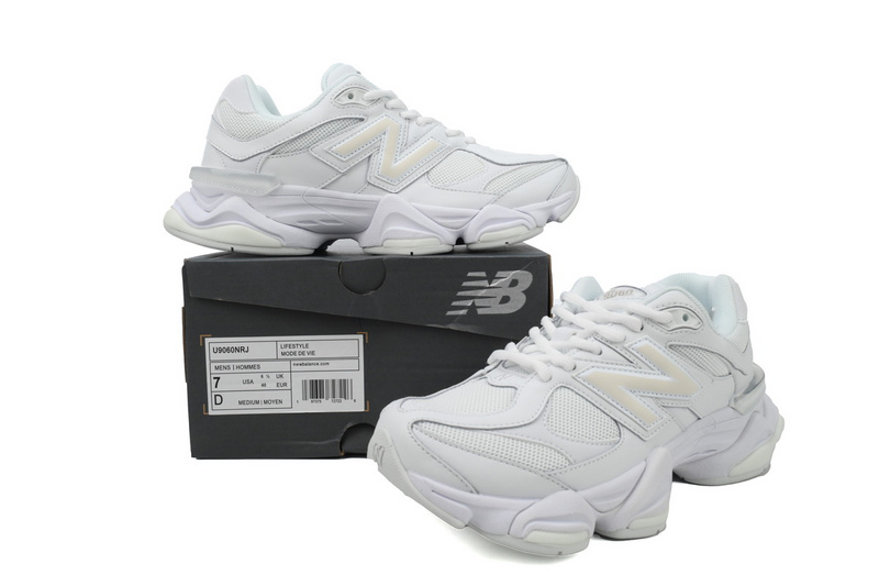 New Balance 9060 'Triple White'