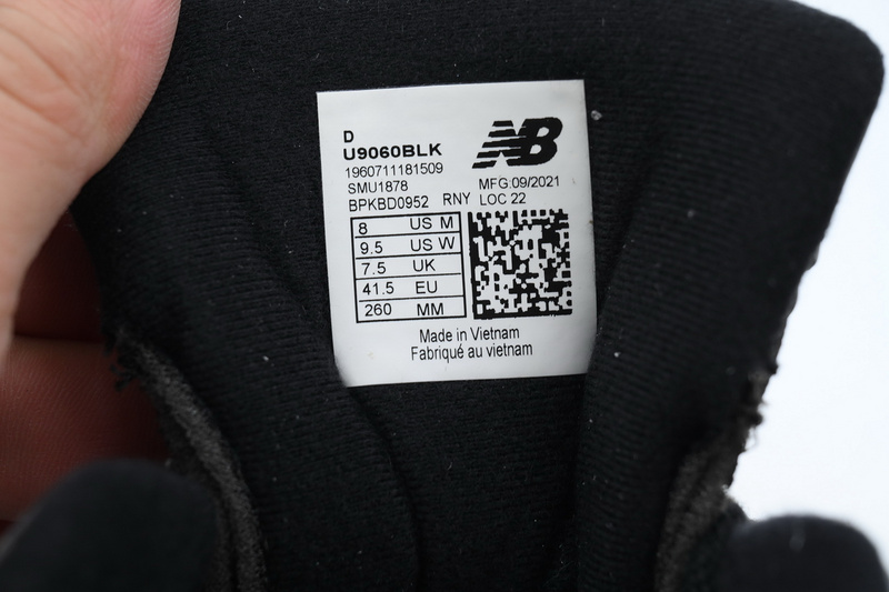 DB New Balance 9060 'Black Castlerock'
