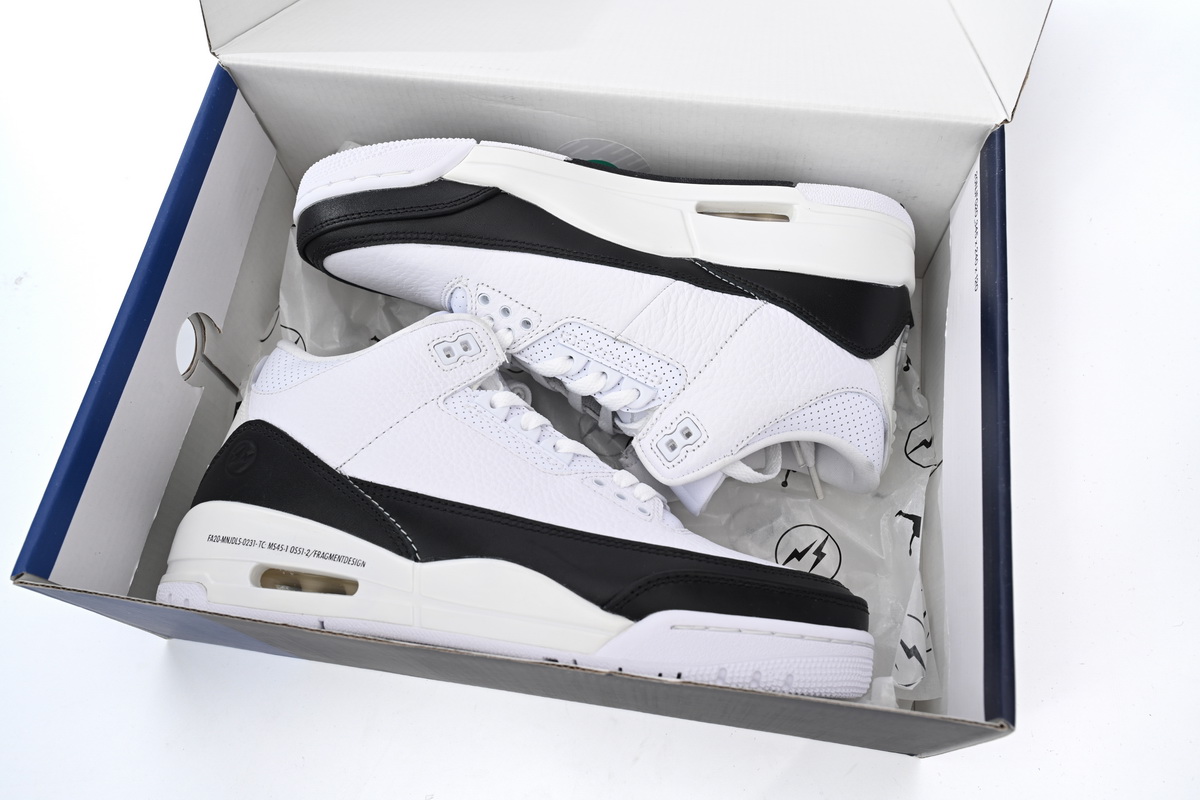 OG Fragment Design x Air Jordan 3 Black White