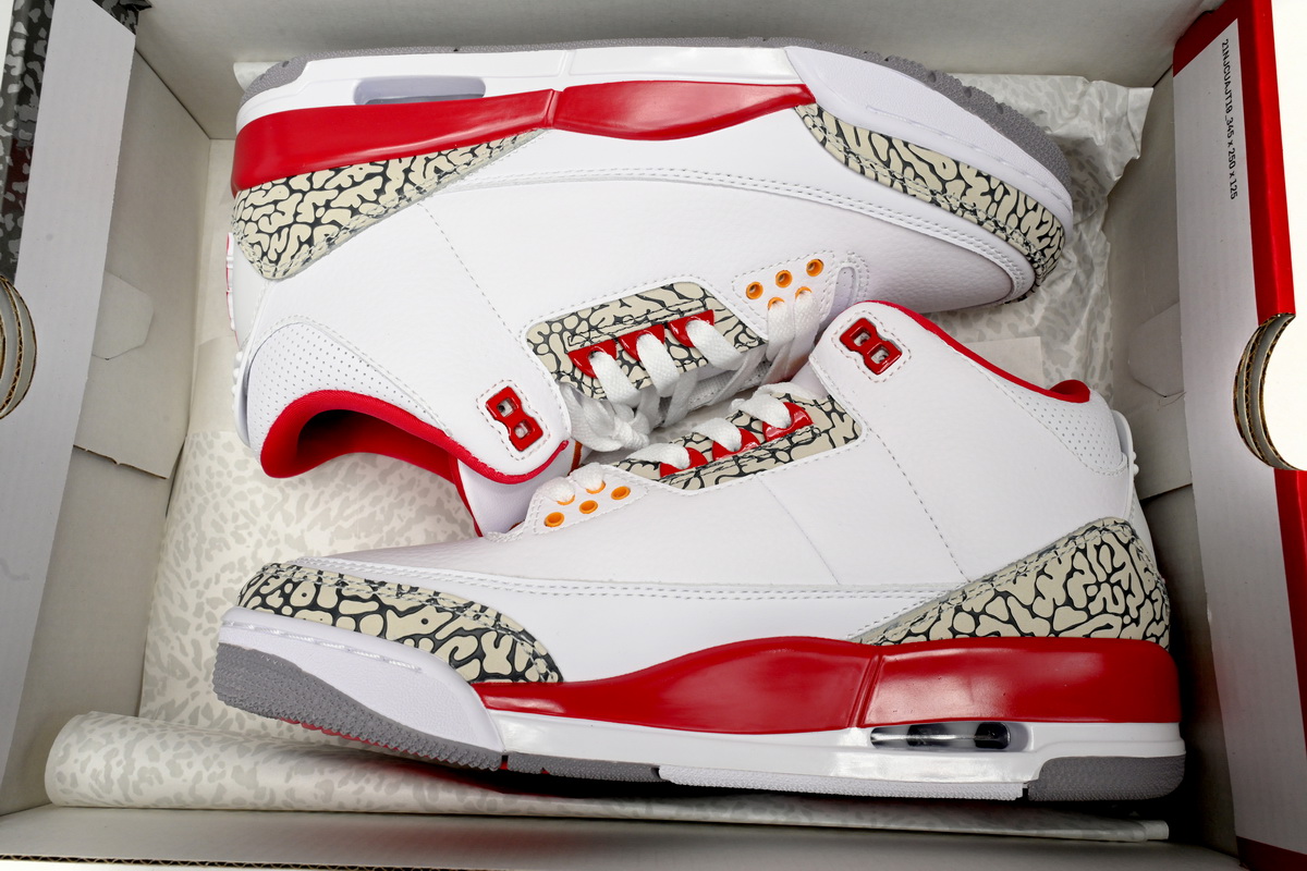 PB Air Jordan 3 Retro Cardinal Red