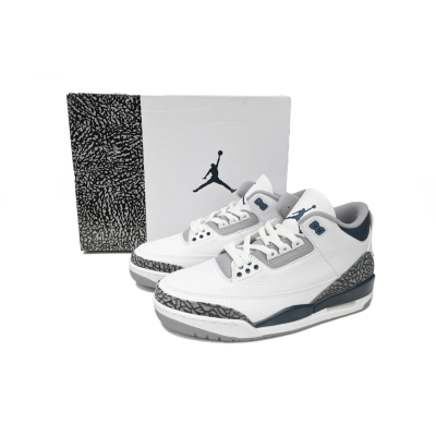 PB Air Jordan 3 "White Navy Cement" 02