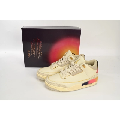 PB Balvin x Air Jordan 3 White Blue Red 02