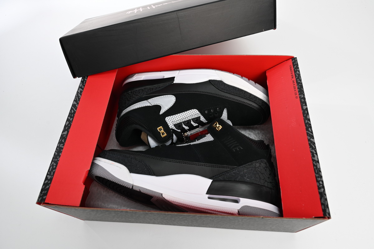 PB Air Jordan 3 Tinker “Black Cement”