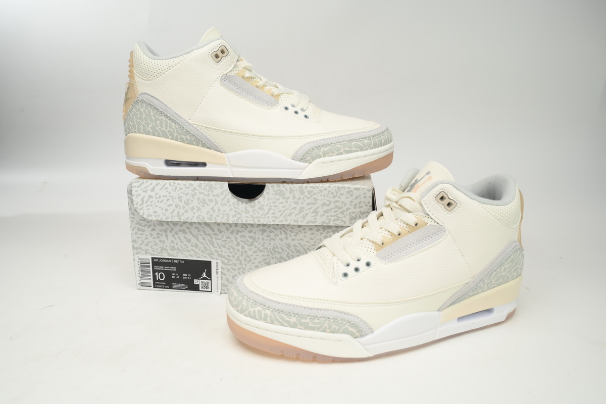 PB Air Jordan 3 Craft "Ivory"