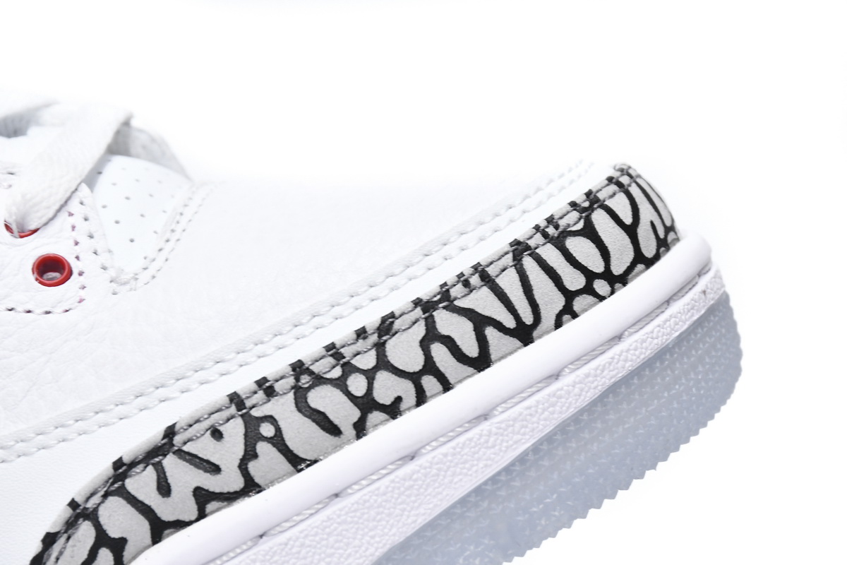 BS Air Jordan 3 Retro Free Throw Line White Cement