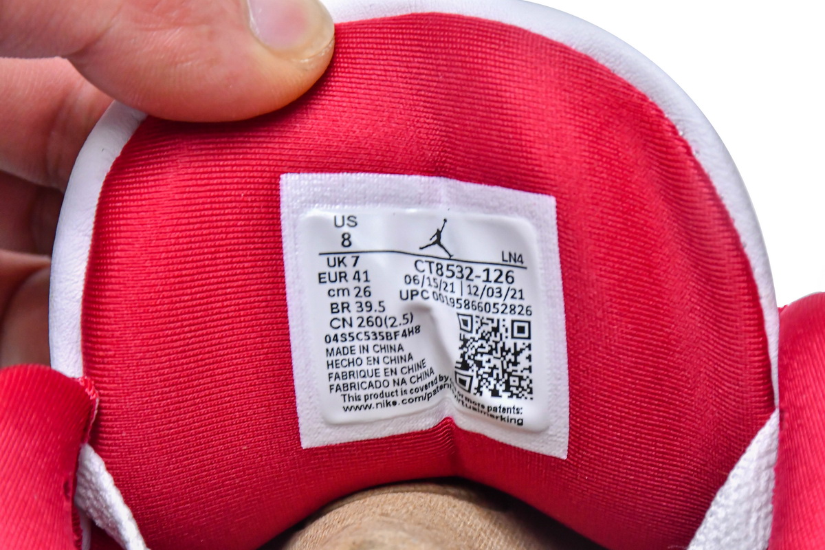 BS Air Jordan 3 Retro Cardinal Red