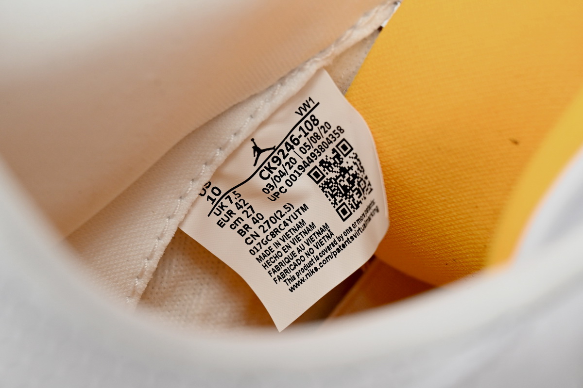 BS Air Jordan 3 Retro White Orange