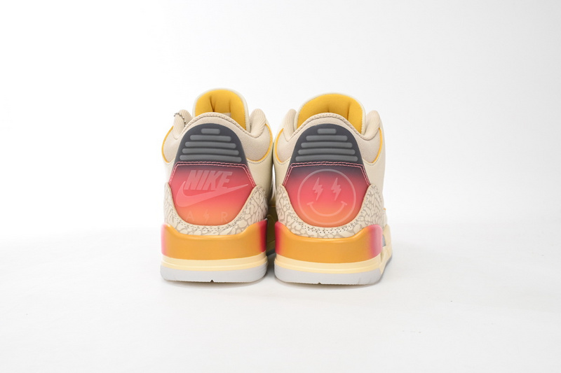 BS J Balvin x Air Jordan 3 White Blue Red
