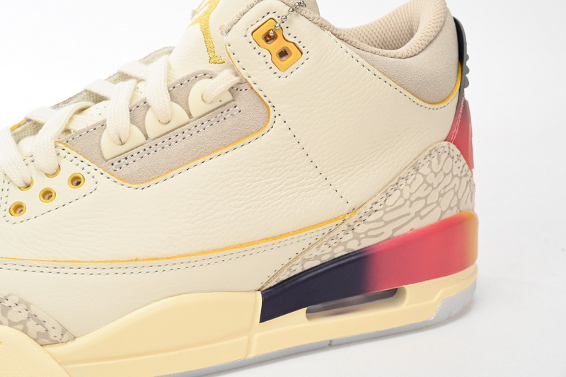 BS J Balvin x Air Jordan 3 White Blue Red