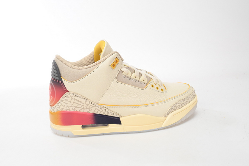 BS J Balvin x Air Jordan 3 White Blue Red