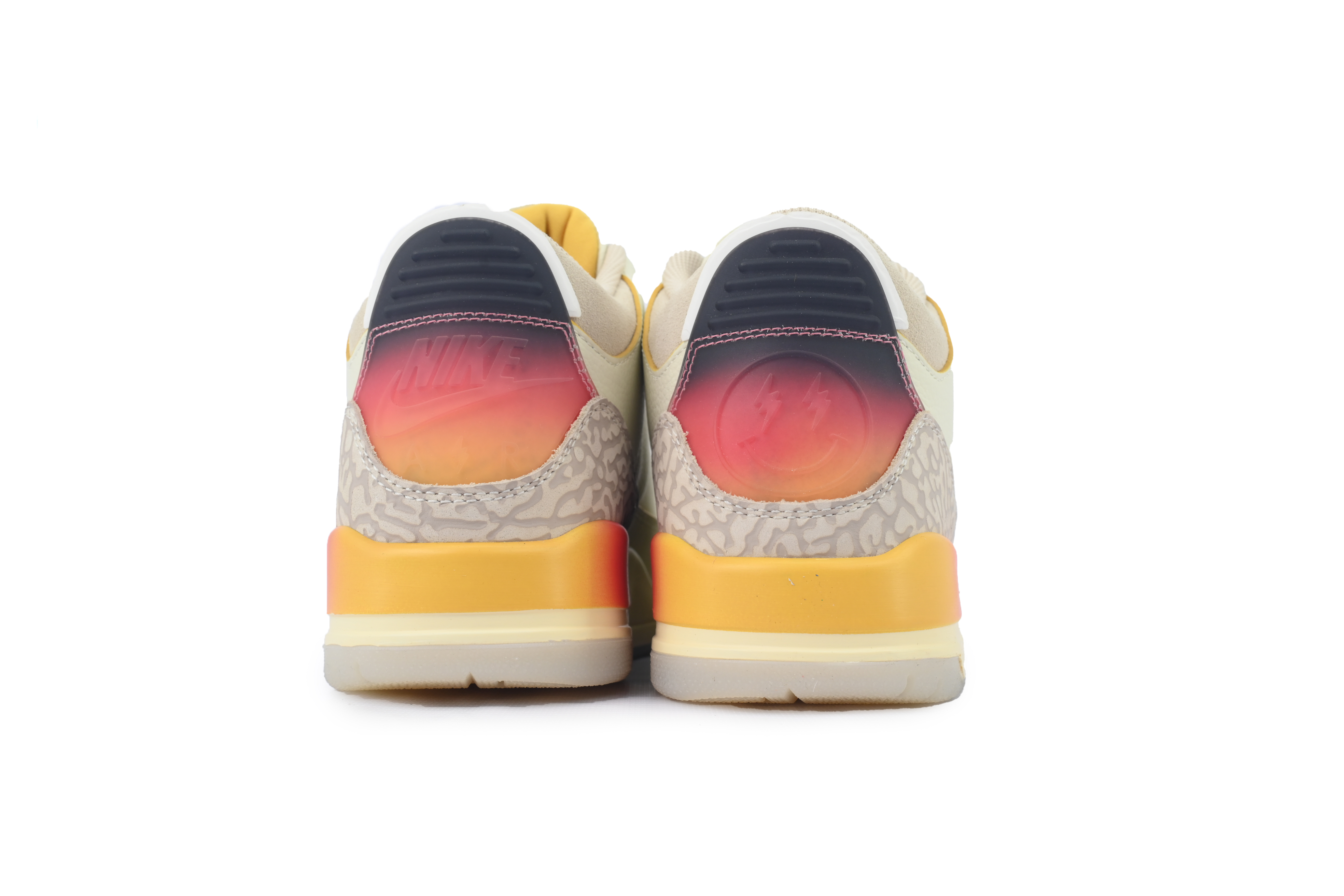 XH J Balvin x Air Jordan 3 White Blue Red