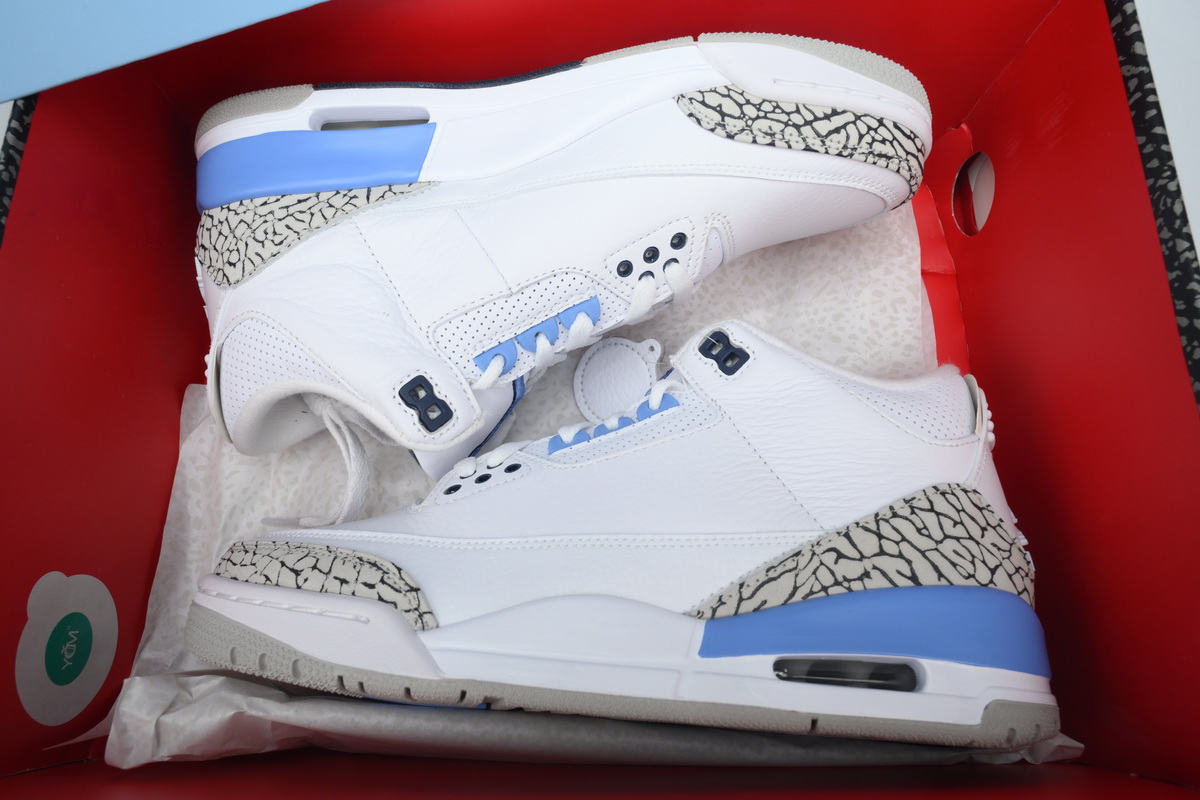 XH Air Jordan 3 Retro UNC