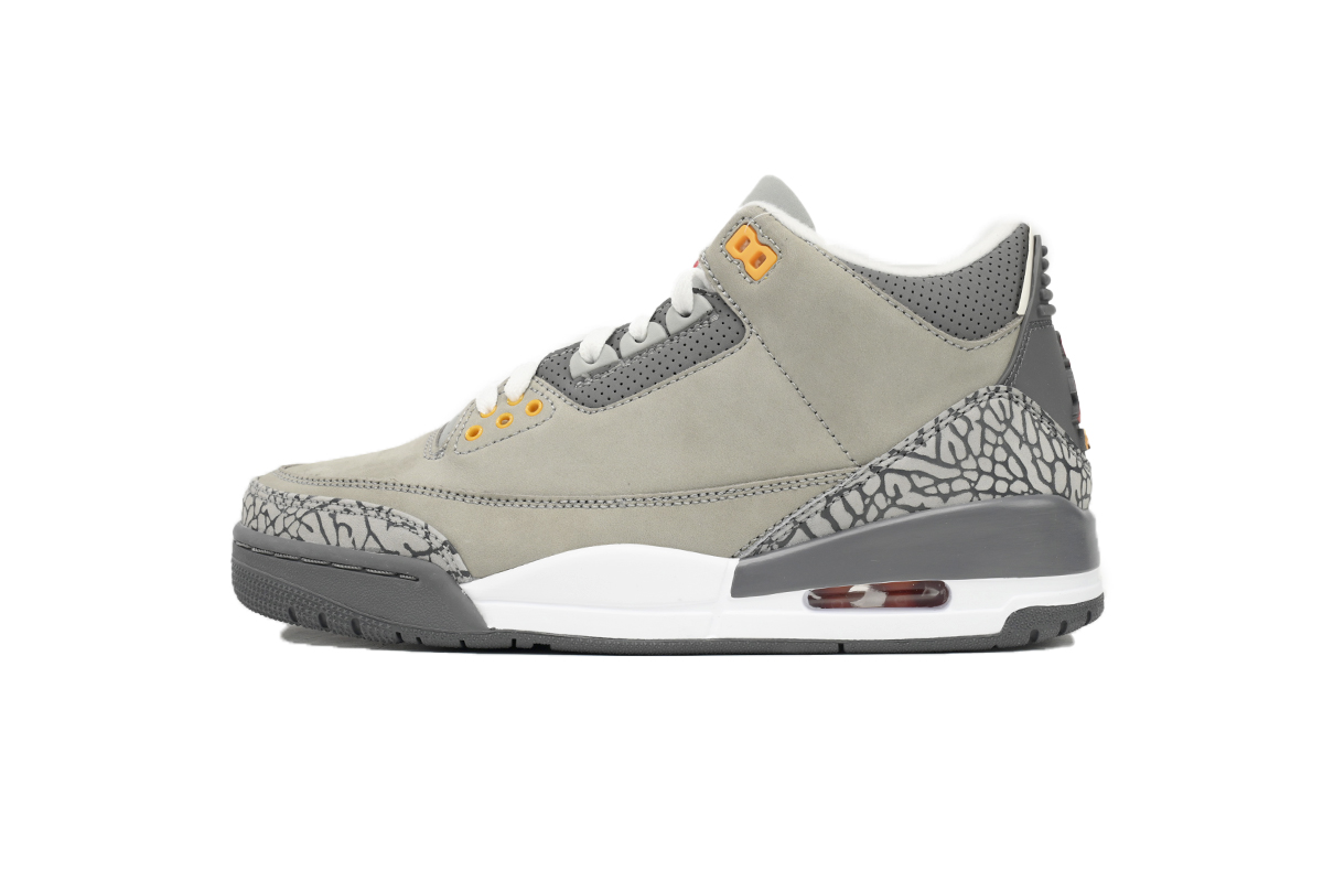 XH JORDAN 3 RETRO "COOL GREY"