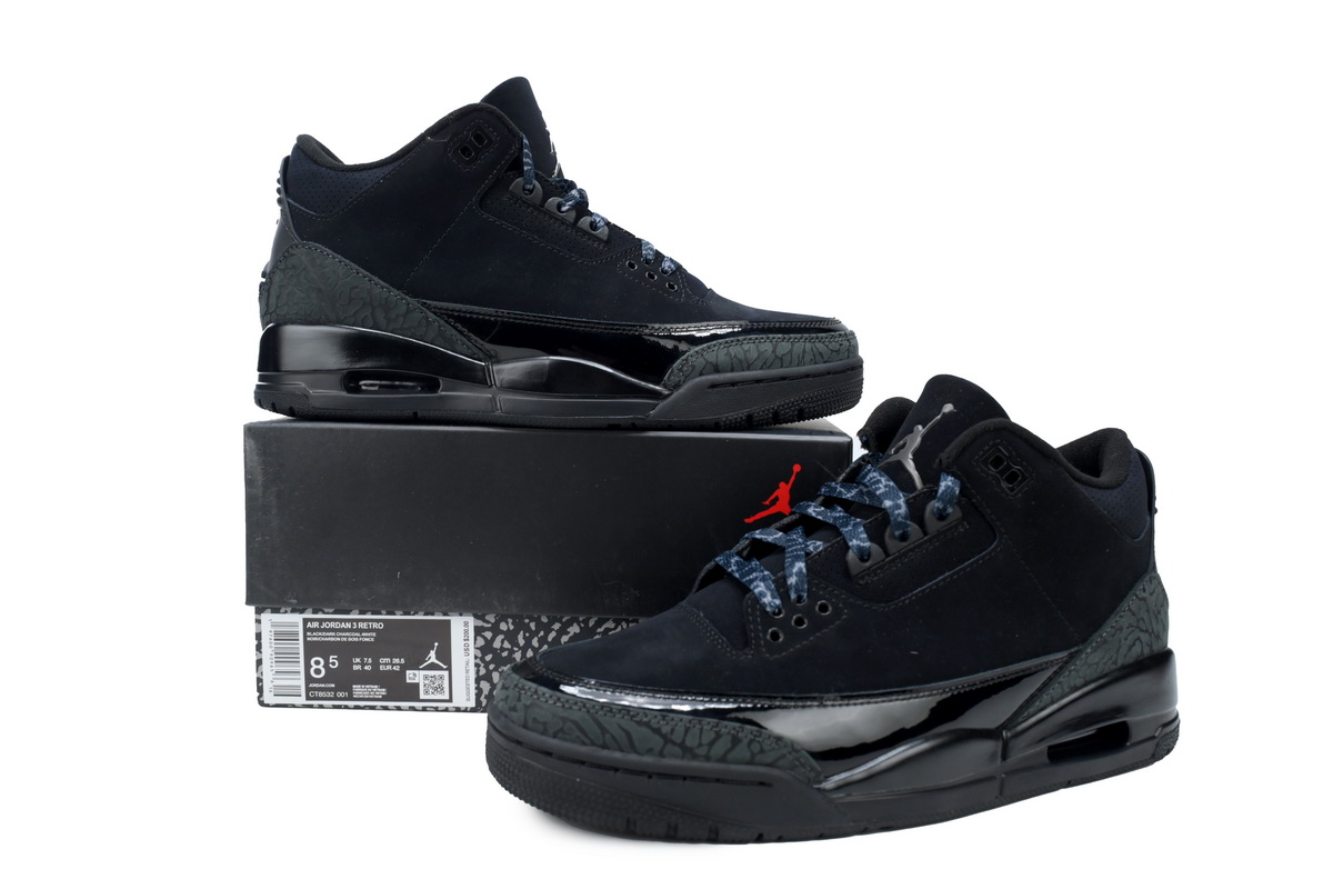 XH Air Jordan 3 Retro 'Black Cat'