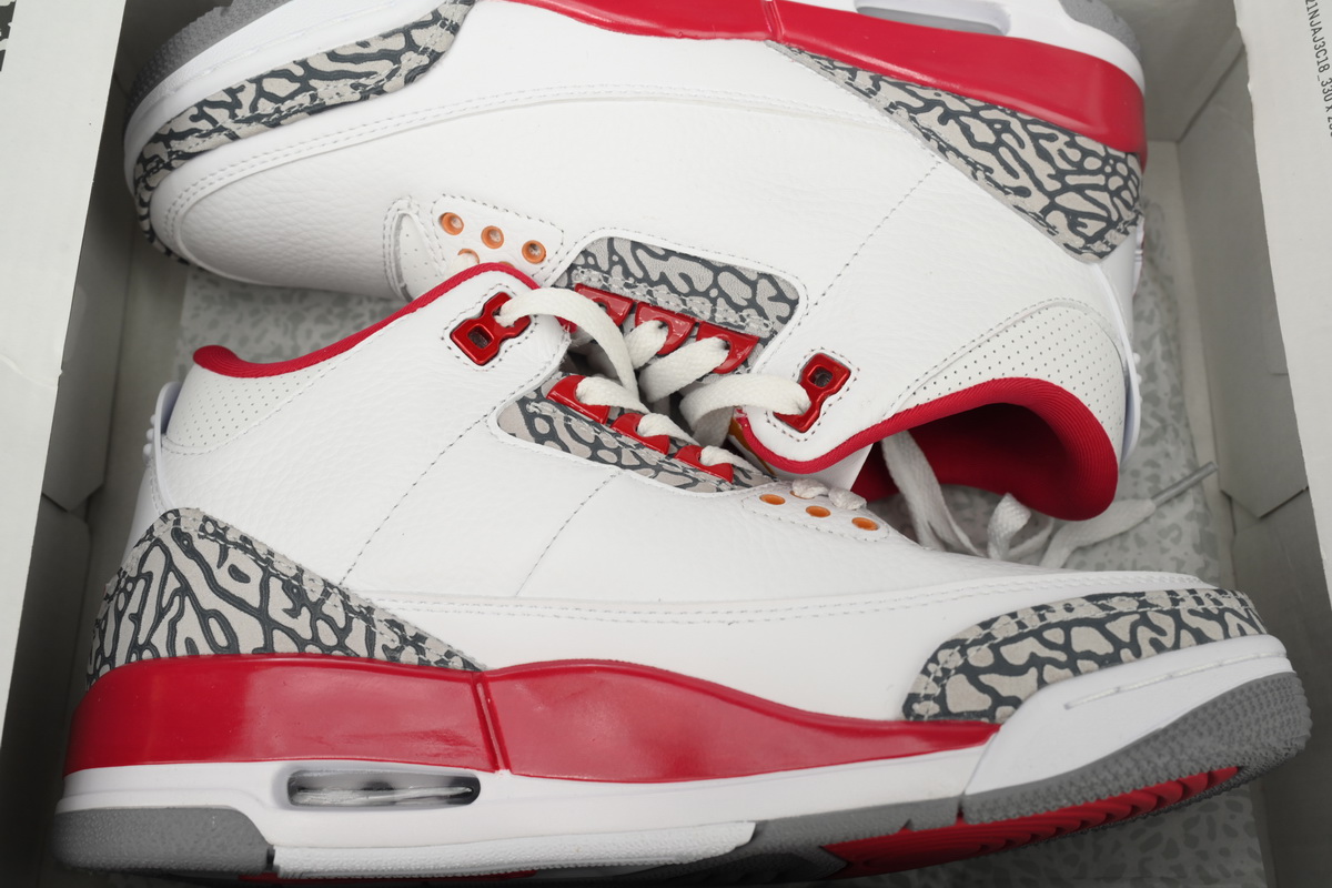 D2 Air Jordan 3 Retro 'Cardinal Red'