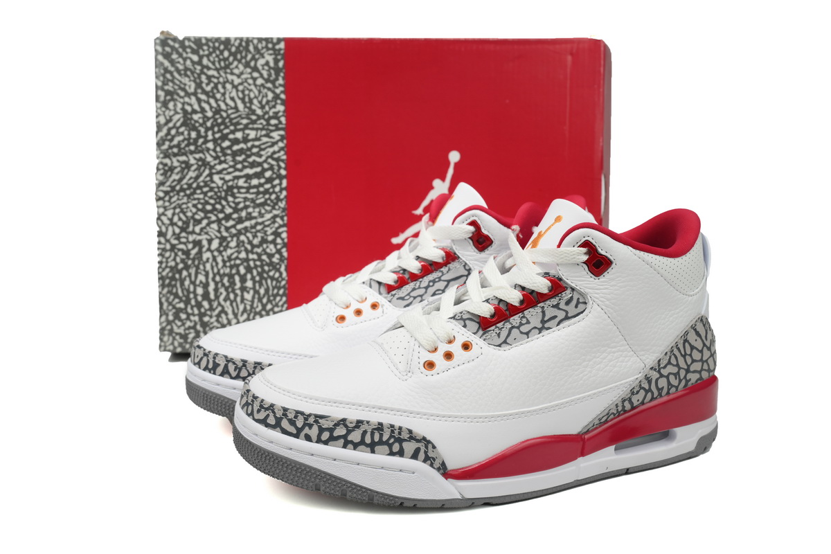 D2 Air Jordan 3 Retro 'Cardinal Red'