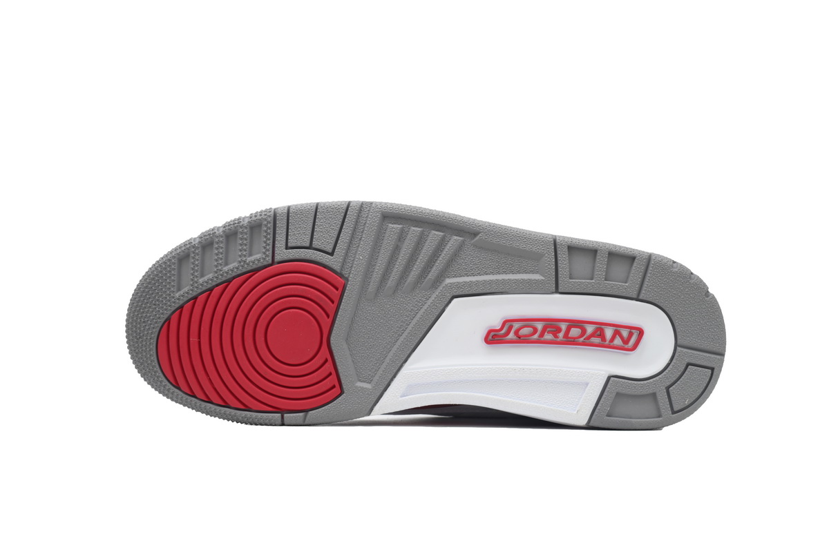 D2 Air Jordan 3 Retro 'Cardinal Red'