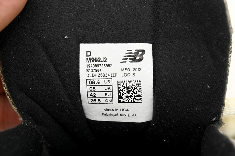JJJJound x New Balance 992 'Grey'