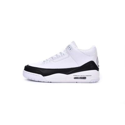LW Fragment Design x Air Jordan 3 Black White 01