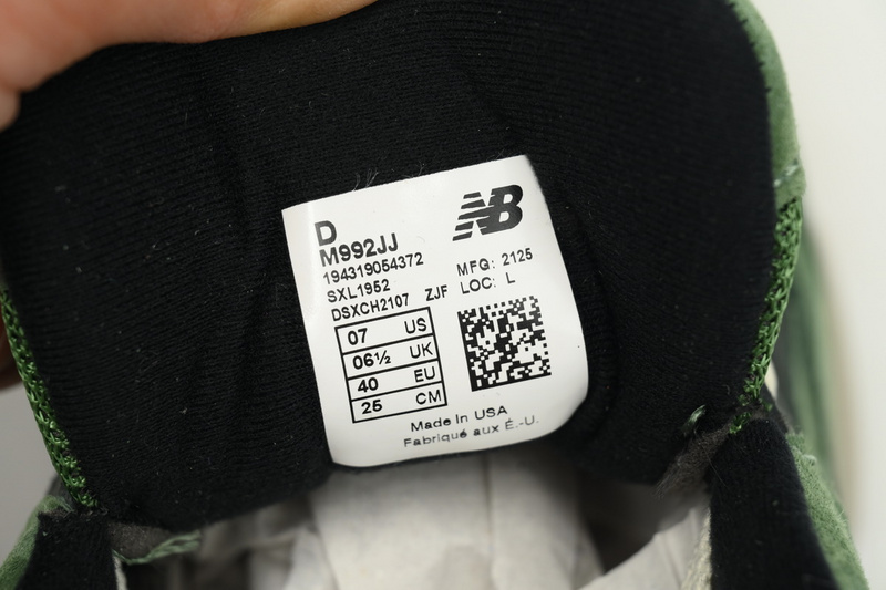 JJJJound x New Balance 992 Made in USA 'Mossy Green'