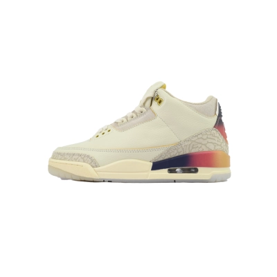 TS J Balvin x Air Jordan 3 White Blue Red 01