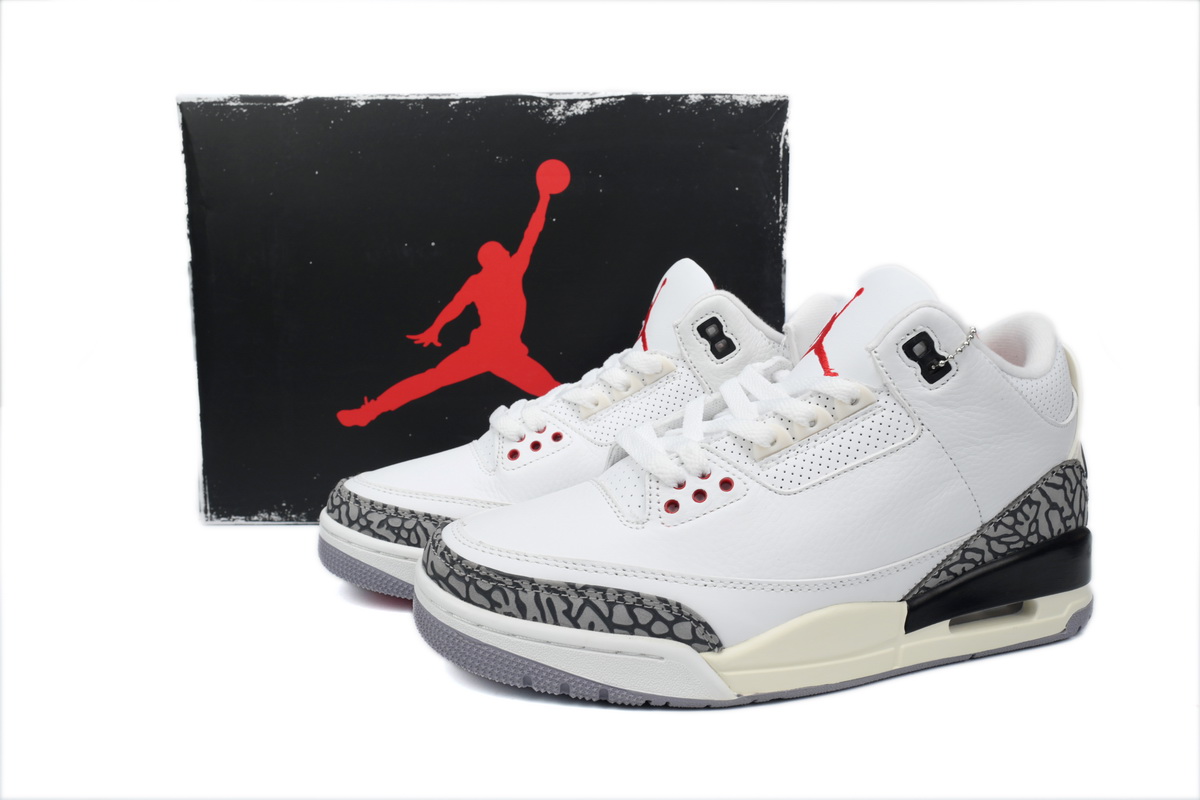 TS Air Jordan 3 “White Cement Reimagined”