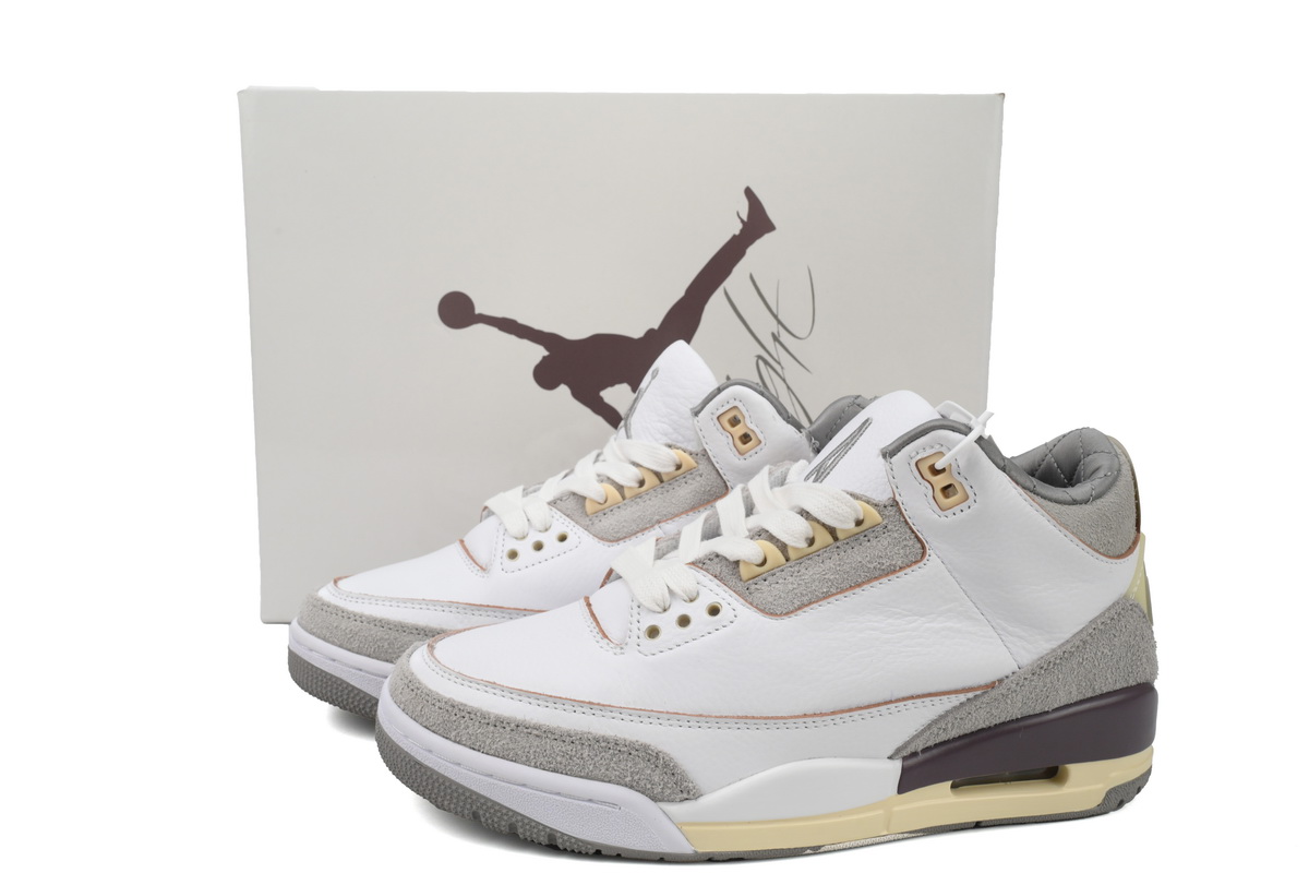 TS A Ma Maniere x Air Jordan 3 Retro SP Medium Grey