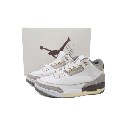 TS A Ma Maniere x Air Jordan 3 Retro SP Medium Grey 02