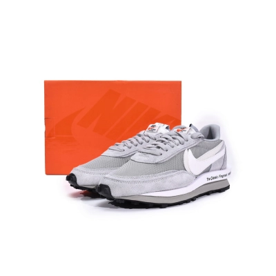 Fragment Design x sacai x Nike LDWaffle Light Smoke Gre 02