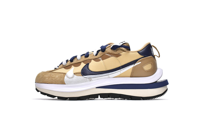 Sacai x Nike VaporWaffle Sesame and Blue Void