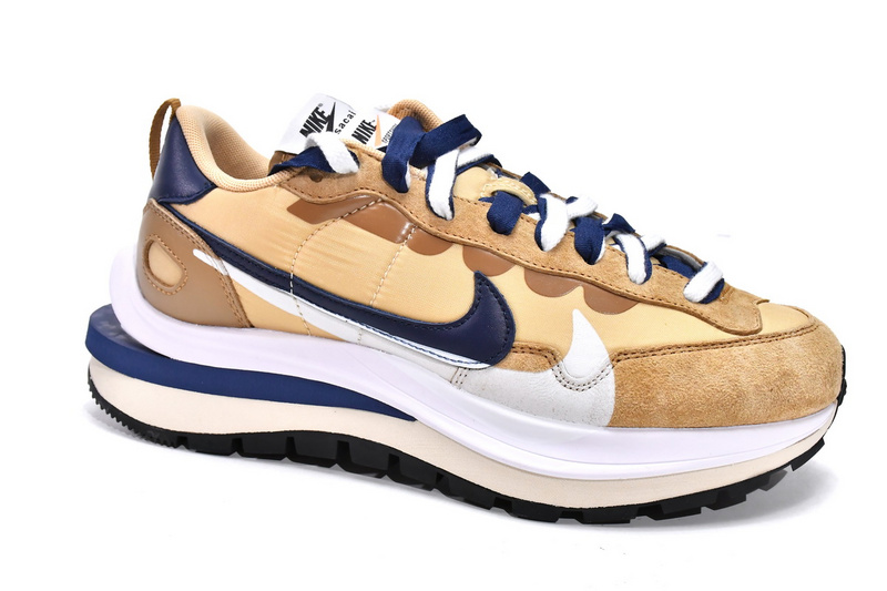 Sacai x Nike VaporWaffle Sesame and Blue Void