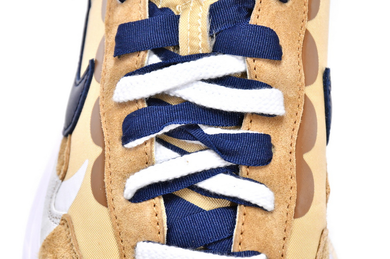 Sacai x Nike VaporWaffle Sesame and Blue Void