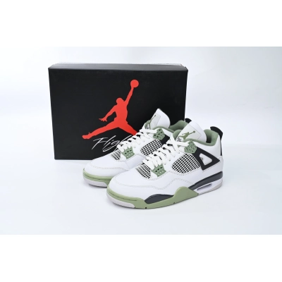 XP Air Jordan 4 WMNS “Oil Green”Seafoam (W) 02