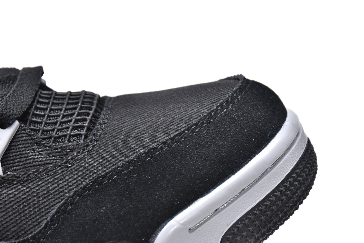 XP Air Jordan 4 Retro Black Canvas