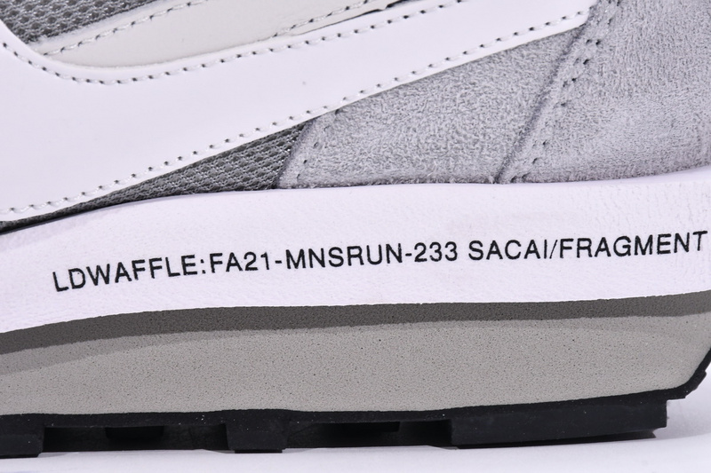 Fragment Design x sacai x Nike LDWaffle Light Smoke Gre