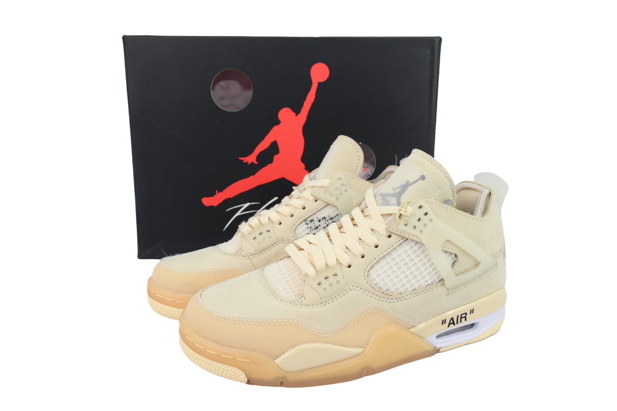 OG OFF White x Air Jordan 4 Sail