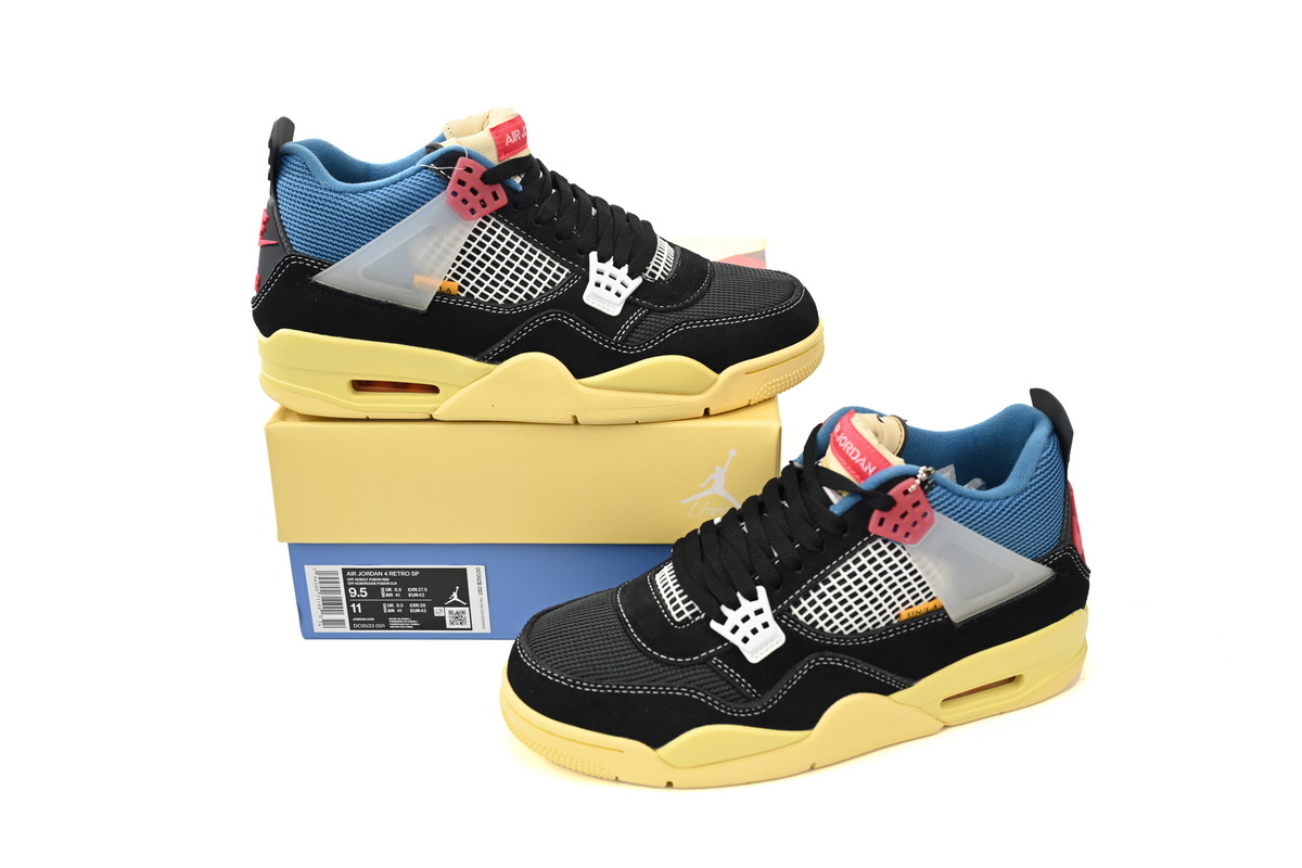 OG Union LA x Air Jordan 4 Retro SP Off Noir Black