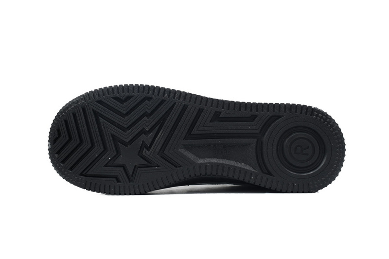 A BATHING APE Bape STA All Black Mirror