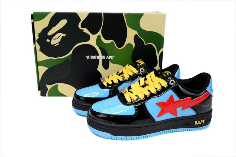 A Bathing Ape Bape Sta Low Black Widow