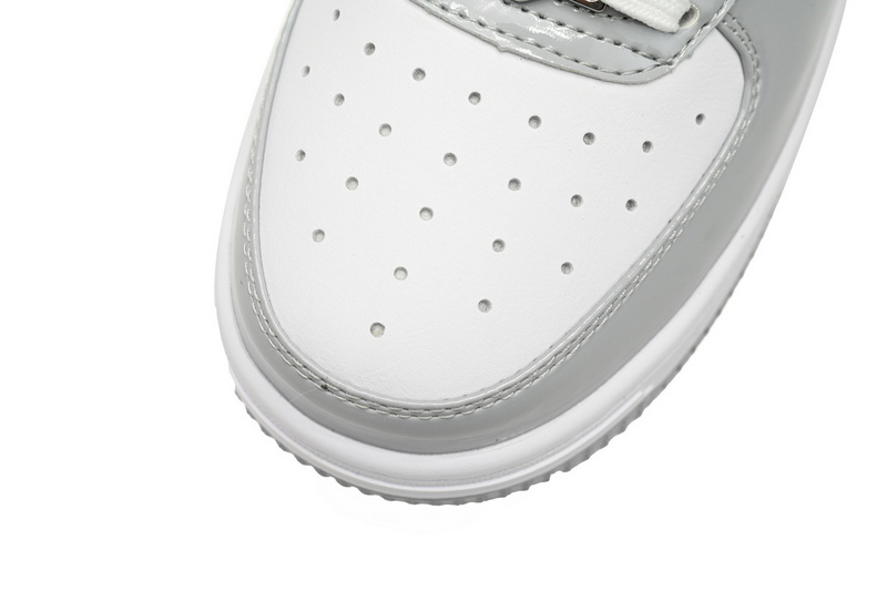 A Bathing Ape Bape Sta Low White Grey Rao Noodle