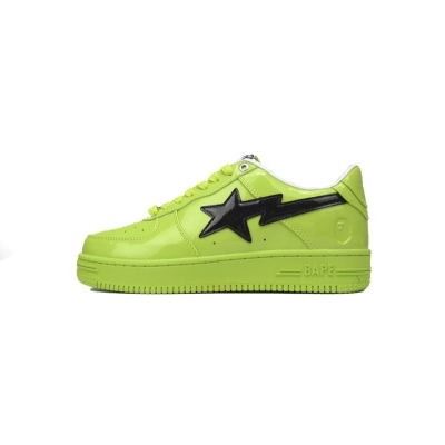 A BATHING APE Bape STA Green Mirror Black Hook 01
