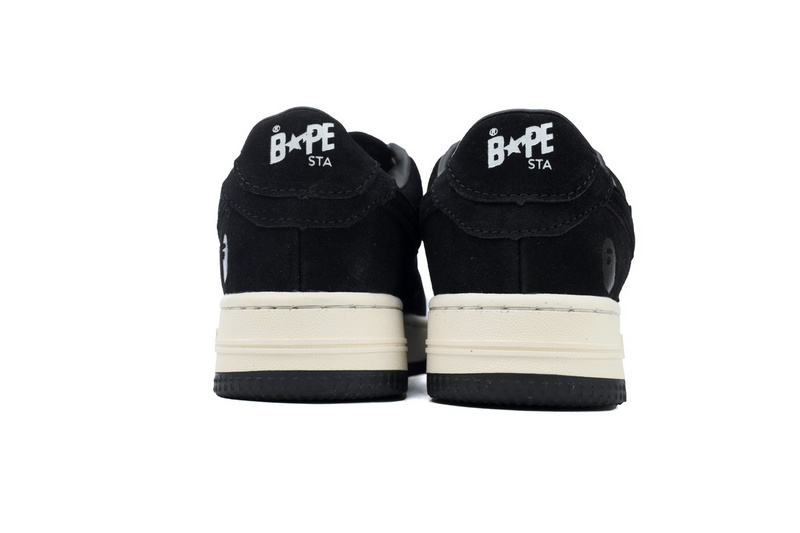 A BATHING APE Bape STA Black Suede