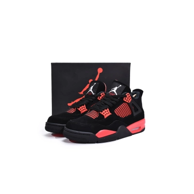 Q4 Air Jordan 4 Red Thunder 02