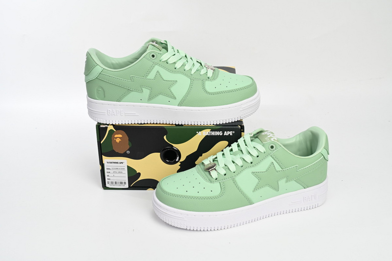 A Bathing Ape Bape Sta Low Apple Green