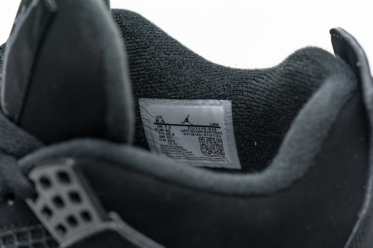Q4 Air Jordan 4 Retro “Black Cat”