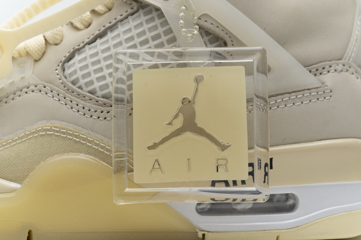 Q4 OFF White x Air Jordan 4 Sail