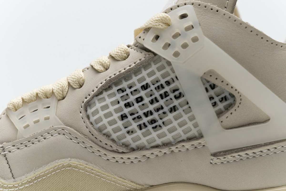 Q4 OFF White x Air Jordan 4 Sail