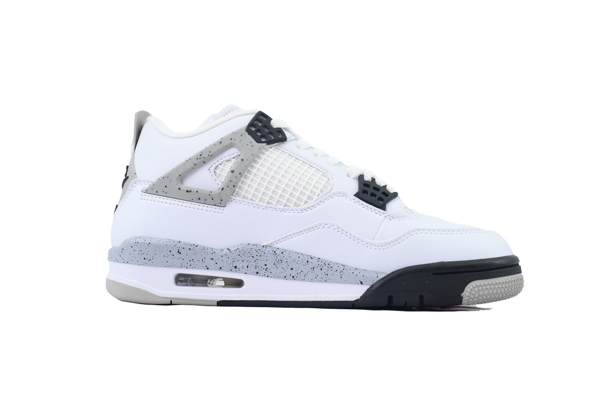 PB Air Jordan 4 Retro White Cement
