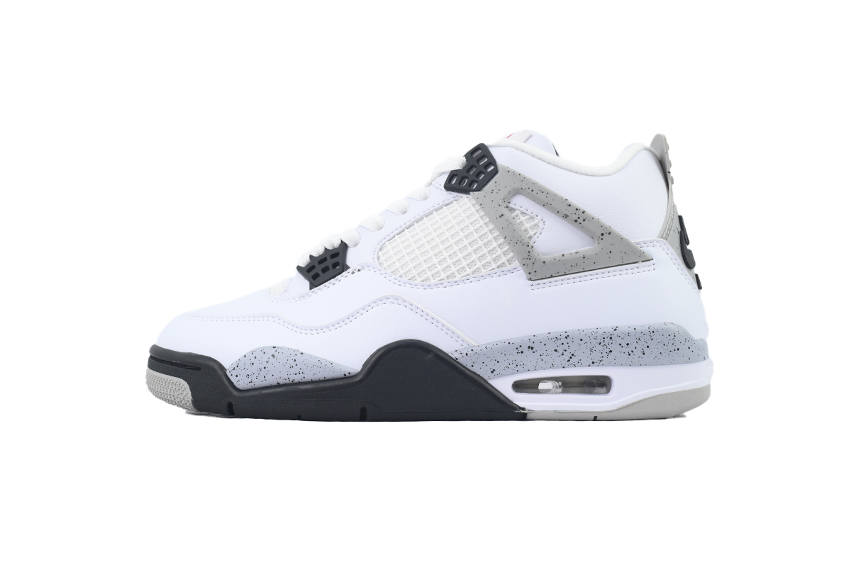 PB Air Jordan 4 Retro White Cement